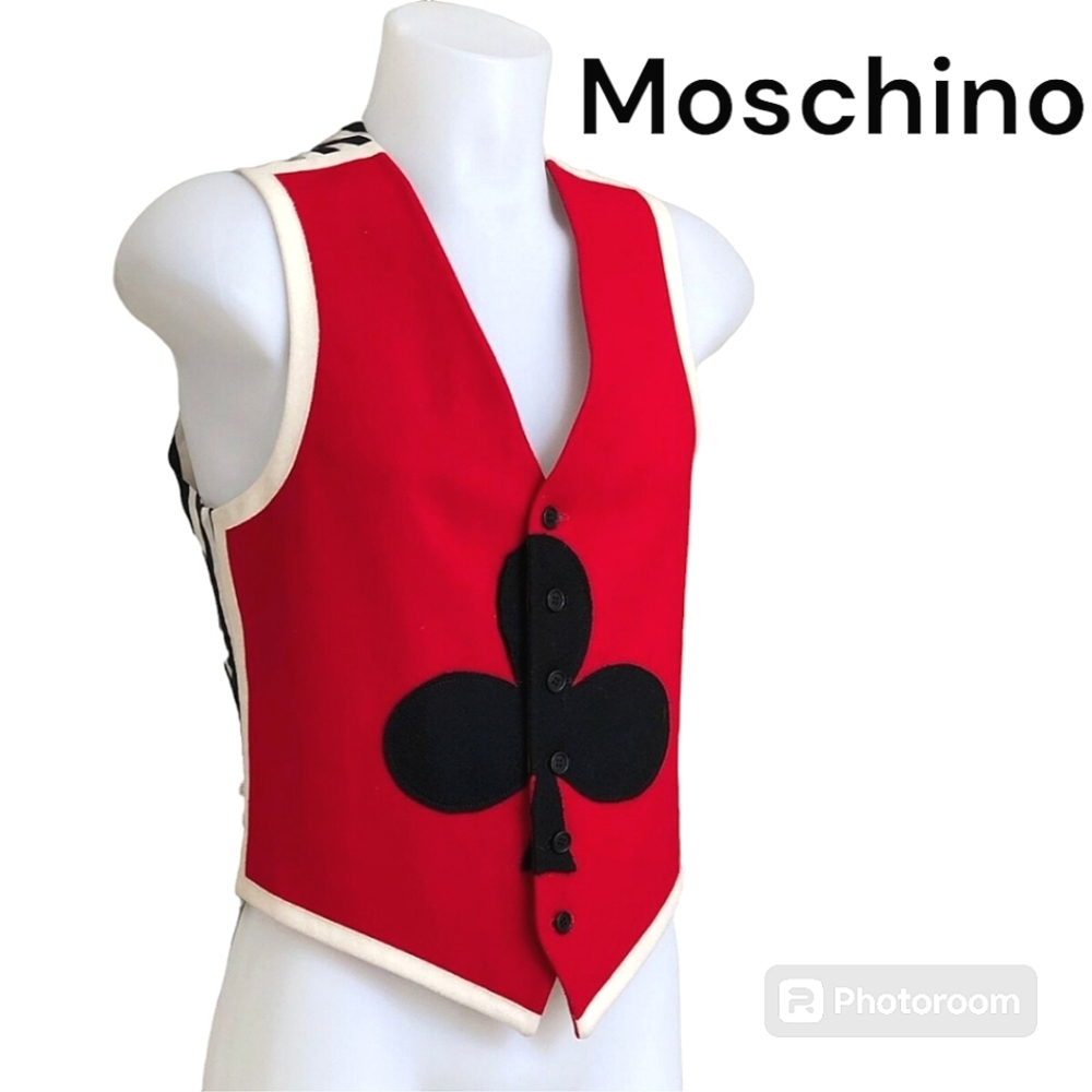 Authentic  Rare Vintage Cheap and Chic by Moschino wool Vest